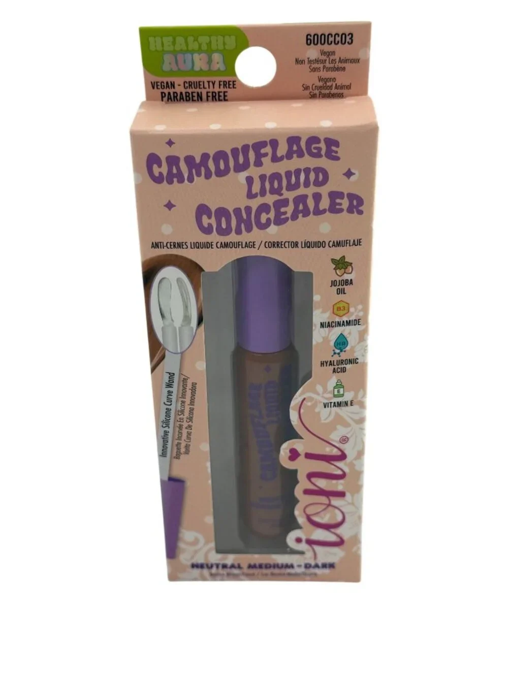 Ioni Camouflage Liquid Concealer Neutral Medium-Dark New